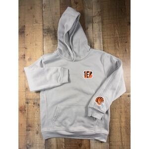 Cincinnati Bengals Pullover NFL Hoodie Ultra Game Gray Youth 10-12 NWT